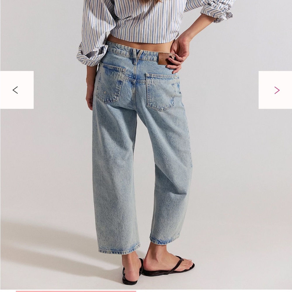 Free People Deep Trance Boyfriend Jean size 25 - Picture 2 of 5